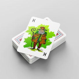 Игральные детские карты. Дизайн. Cards for children. Design.