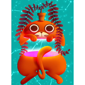 Кот, застрявший в портале