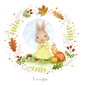 Осенний зайка.