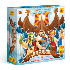 Иллюстрация для коробки настольной игры "Bazaar"