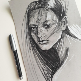 ч\б портрет