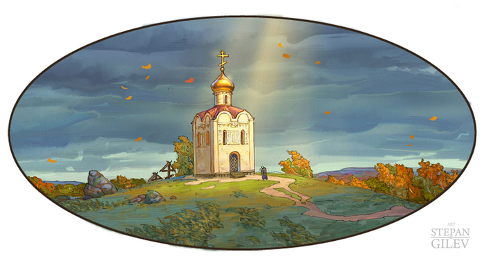 Иллюстрация к былине "Илья Муромец"