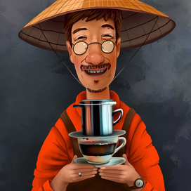 Персонаж для кофе