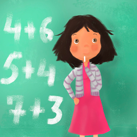 Девушка в школе 