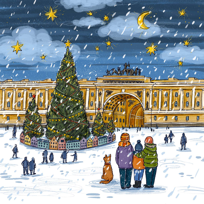 Новый год на Дворцовой