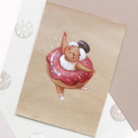 Балеринка в пончике