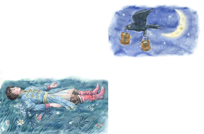 Живая и мертвая вода. К сказке "Иван царевич и Серый волк"