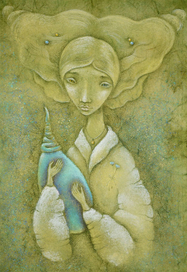 Девушка с бирюзовым кувшином