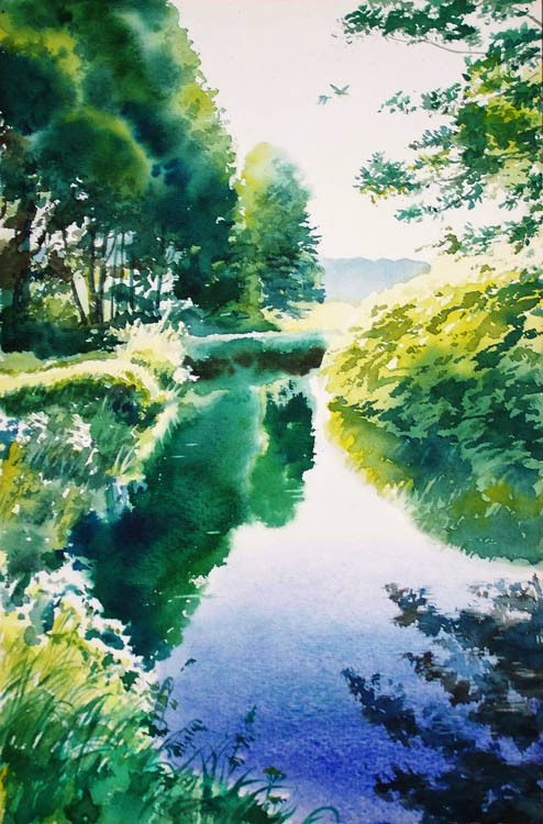 Знойный полдень у прохладных вод...