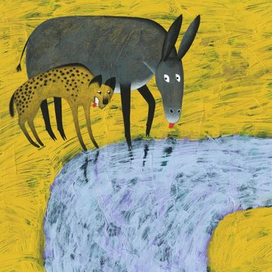 Гиена и осел. эфиопская народная сказка