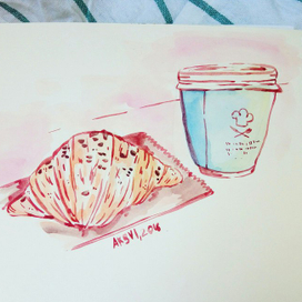 Кофе и булочки