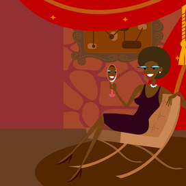 Из серии открыток для SPA-салона