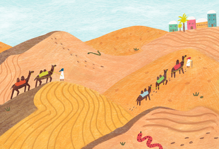 Жаркая пустыня