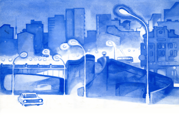 "Ночное такси"  Детгиз. ФОРЗАЦ