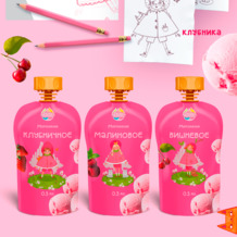 Упаковка мороженого с тремя вкусами