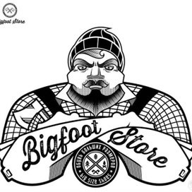 Logo for shop "Bigfoot store"