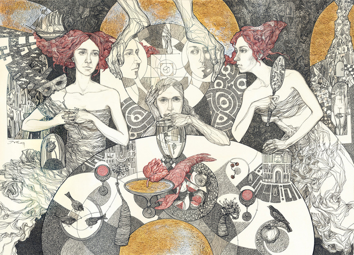 Вечер в странном городе