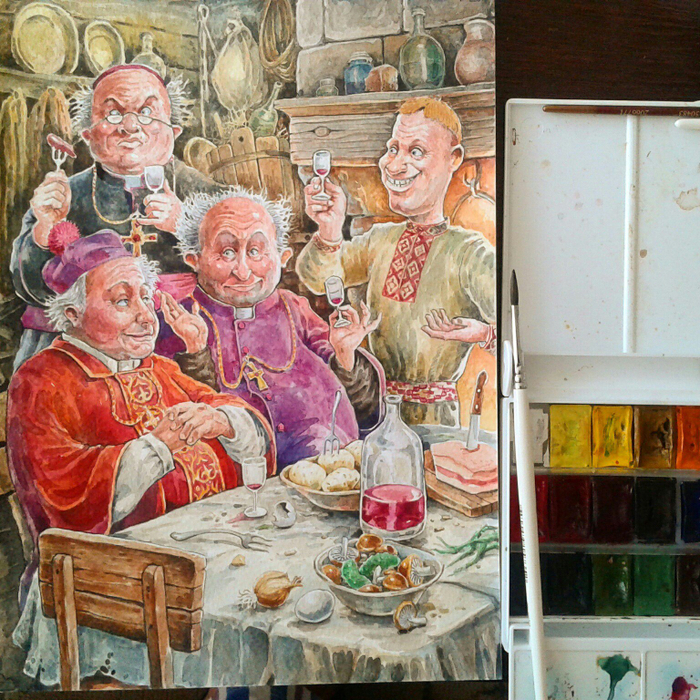 Сказка "Как ксендзы вылечились"