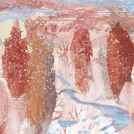 зимний ручей