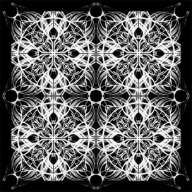 Готический узор карандашом