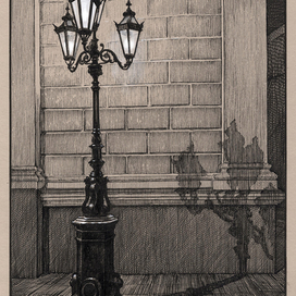 Фонарь на Неглинной улице