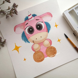 Малыш единорожка