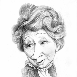 Черно-белая Зелёная Рина