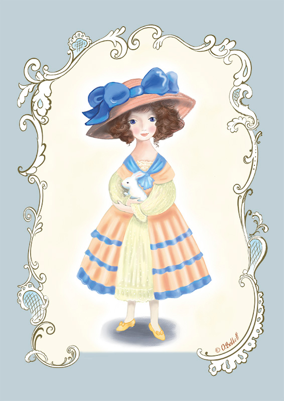 Девочка с кроликом