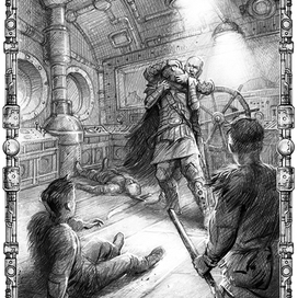 Иллюстрация к произведению "Ледовые корсары"