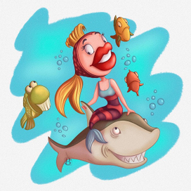 В синем море, в белой пене…