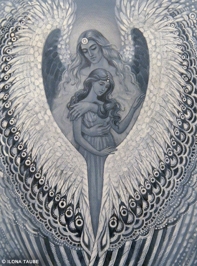 Ангел-хранитель. Фрагмент.