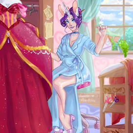 Рарити за работой 