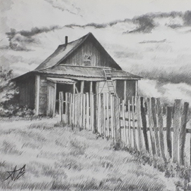 Деревенский пейзаж