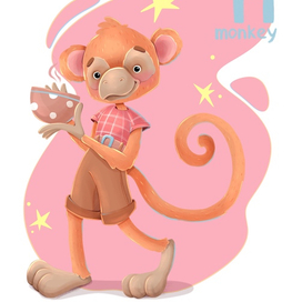 Милая обезьянка 