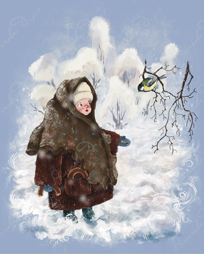 Девочка с бубликами