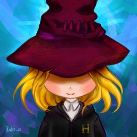 Chibi character of Harry Potter