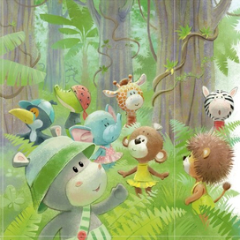 Какое всё зелёное!