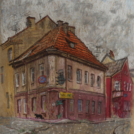 Каунас, дождь