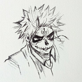 Иллюстрация персонажа аниме (horror anime)