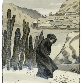 Кладбище викингов из "Сигурд победитель Дракона"