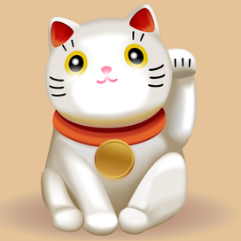 Волшебный китайский кот