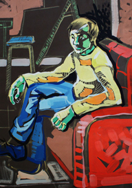 Мальчик на диване