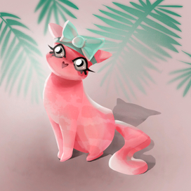 Киса с бантиком)