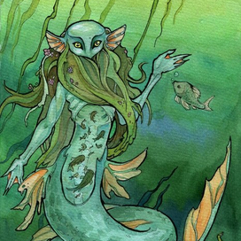 Водяного портрет