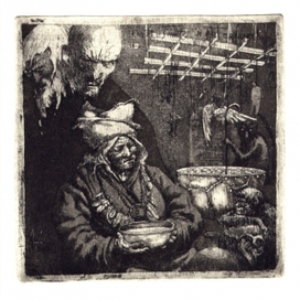 ведьма варит фаусту элексир