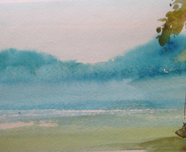 Качели на берегу