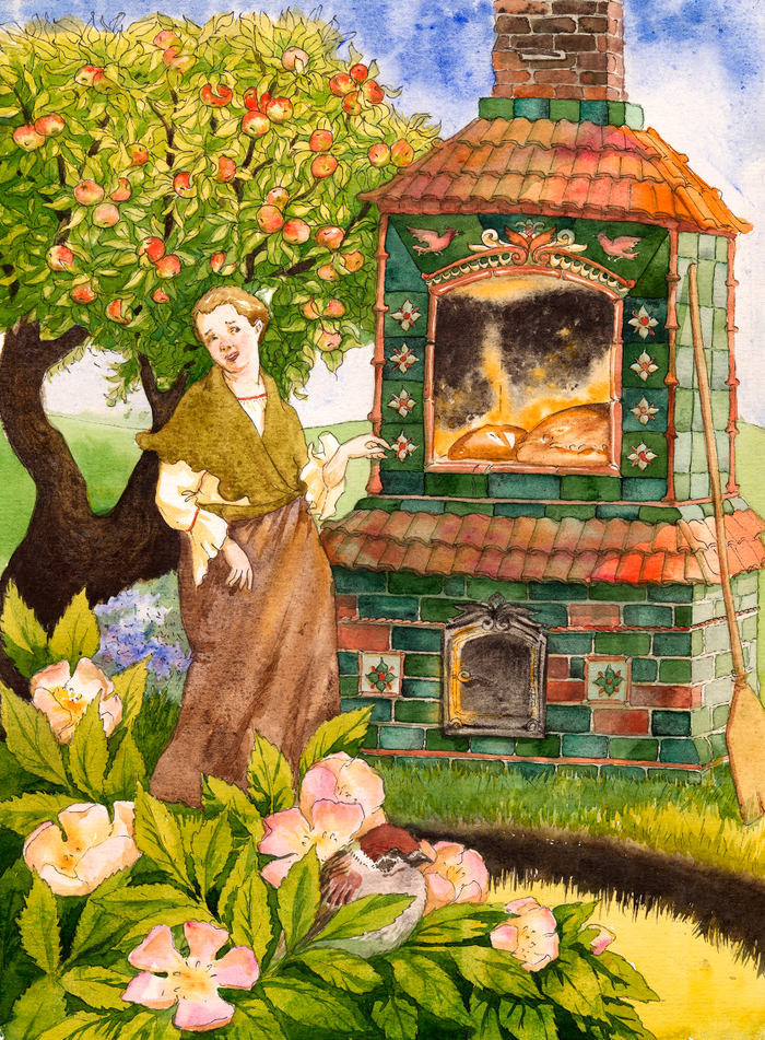 Из книги Братьев Гримм, Матушка Метелица