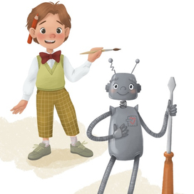 Дизайн детского персонажа.