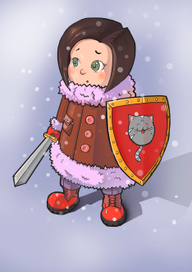 Воин ордена "серых котов"