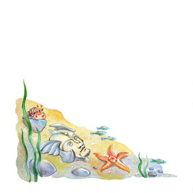 на дне морском